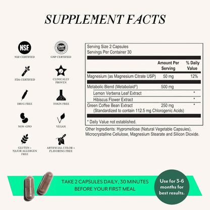 Veracity Metabolism Ignite - Boosts GLP-1 to Reduce Appetite and Cravings for Clinically Proven Weight Loss - Natural GLP-1 & Metabolic Support Supplement - Burns Fat - Side Effect Free - 30 Serving